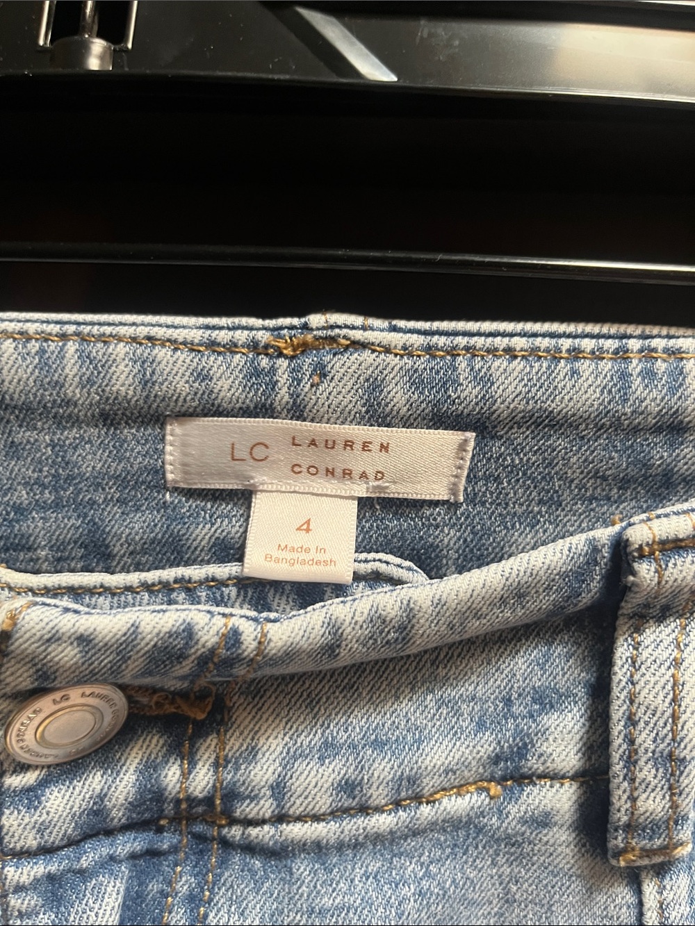 LC Lauren Conrad Light Blue Wide Leg Jeans - Picture 2 of 4
